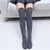 1 Pair Cutton Stripe Stockings Girls Korean Japanese Kawaii Lolita Socks Casual Thigh High Knee Socks Womens Long Socks