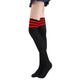 1 Pair Cutton Stripe Stockings Girls korean japanese kawaii lolita Socks Casual Thigh High Knee Socks Womens Long Socks