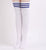 1 Pair Cutton Stripe Stockings Girls korean japanese kawaii lolita Socks Casual Thigh High Knee Socks Womens Long Socks