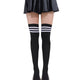 1 Pair Girls Student School Socks Fashion Stockings Casual Thigh High Over Knee High Socks Girls Womens Female Long Knee Sock