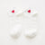 1 Pair New Kawaii Cute Socks Women Red Heart Pattern Soft Breathable Cotton Socks Ankle-High Casual Comfy Socks Fashion Style