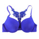 1 Set Women Sexy Lingerie Solid Front Closure Lace Racer Back Racerback Push Up Seamless Bra Women Underwear
