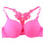 1 Set Women Sexy Lingerie Solid Front Closure Lace Racer Back Racerback Push Up Seamless Bra Women Underwear
