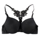 1 Set Women Sexy Lingerie Solid Front Closure Lace Racer Back Racerback Push Up Seamless Bra Women Underwear