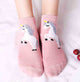 1 pair Cartoon women socks cotton invisible socks Cute animal Stereo ear girl ankle socks harajuku breathable socks Autumn socks