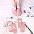1 pair Cartoon women socks cotton invisible socks Cute animal Stereo ear girl ankle socks harajuku breathable socks Autumn socks