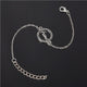 1 pcs New Silver Color Infinite Bracelet for Women Fine Jewelry Bracelet for Men Friendship Bracelets  ns209