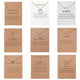 10 Styles Fashion Jewelry Women Pendant Necklace Cat Ear Angel Wings Bird Animal Circle Geometric Charm Clavicle Chains Collar