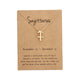 AlphaGal 12 Constellation Pendant Necklace Zodiac Sign Necklace Birthday Gifts Message Card for Women Girl