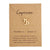 AlphaGal 12 Constellation Pendant Necklace Zodiac Sign Necklace Birthday Gifts Message Card for Women Girl