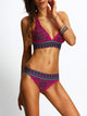 Halter Tribal Print Bikini Set