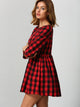 Plaid Smock Dress