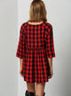 Plaid Smock Dress