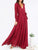 Self Tie Surplice Flowy Maxi Dress