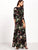 Waist Button Through Floral Maxi Dress