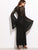 Oversized Bell Sleeve Floral Lace Maxi Dress