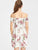 Floral Print Smocked Bardot Dress