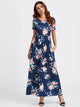 Flower Print Maxi Dress