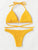 Tie Back Ruched Bikini Set