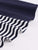 Contrast Striped Button Detail Flare Dress