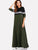 Letter Tape Cut & Sew Swing Maxi Dress