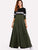 Letter Tape Cut & Sew Swing Maxi Dress