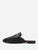 Metal Detail Square Toe PU Flats