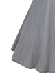 Shawl Collar Double-breasted Houndstooth Flare Dress