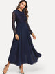 Lace Top Maxi Flowy From Dress