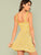 Frill Trim Button Through Calico Cami Dress