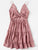 Lace Panel Tiered Seam Cami Dress