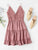 Lace Panel Tiered Seam Cami Dress