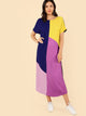 Cut & Sew Topstitch Maxi Dress
