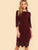 Laser Cut Scalloped Edge Bodycon Dress
