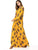 Tassel Tie Floral Tiered Maxi Dress