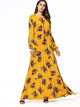 Tassel Tie Floral Tiered Maxi Dress