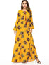 Tassel Tie Floral Tiered Maxi Dress