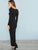 Square Neck Fitted Solid Maxi Dress