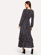 Ruffle Striped Dress