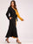 Ribbon Tie Spliced Maxi Dress