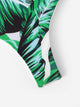 Tropical Pattern Triangle Bikini Set