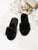 Faux Fur Flat Slippers