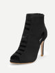 Peep Toe Cut-out Stiletto Heels