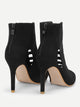 Peep Toe Cut-out Stiletto Heels
