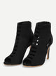 Peep Toe Cut-out Stiletto Heels