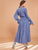 Flounce Sleeve Tiered Maxi Dress