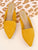 Faux Suede Pointy Toe Loafer Mules
