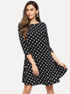 Polka Dot Swing Dress