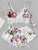 Lace Trim Floral Lingerie Set