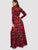 Leopard Print Wrap Maxi Dress